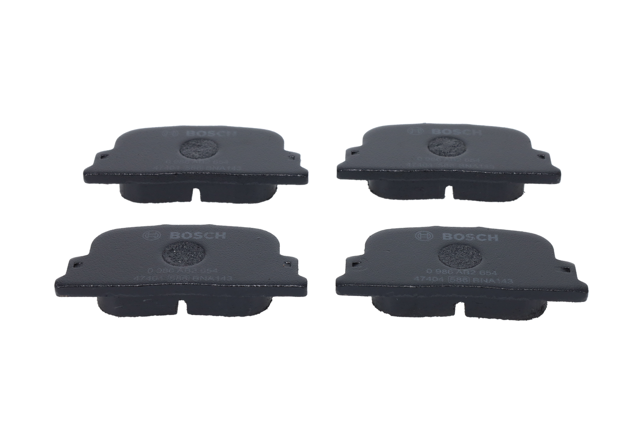 Número OEM 04466 32 030 - Juego de pastillas de freno 0 986 AB2 654 TOYOTA, SUZUKI, LEXUS, DAIHATSU, SATURN
