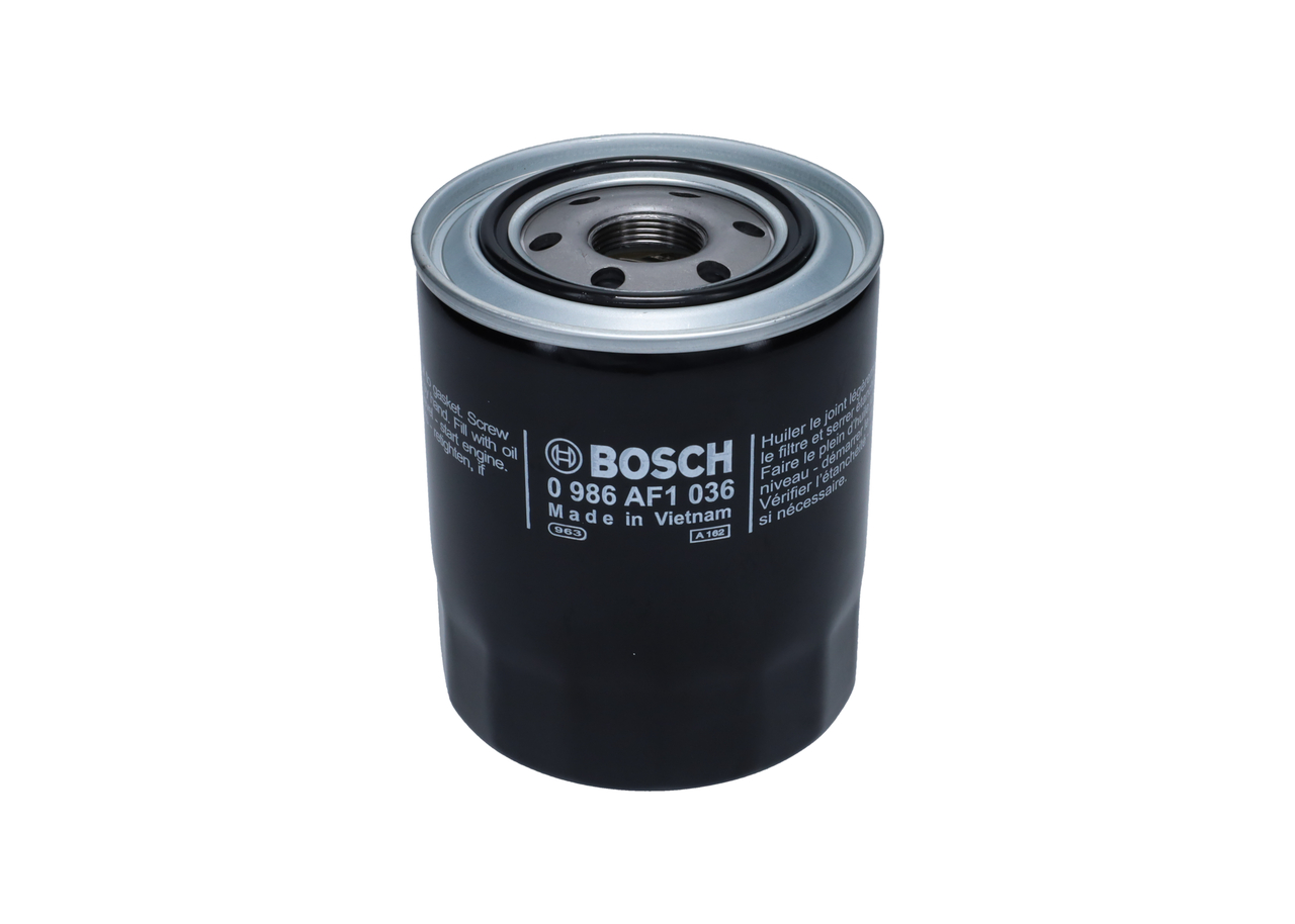 BOSCH 0 986 AF1 036 Ölfilter MITSUBISHI PAJERO 2 (V3W, 52W, 54W) 2.5 TDiC 4WD (V34W) 84 PS Diesel 1993