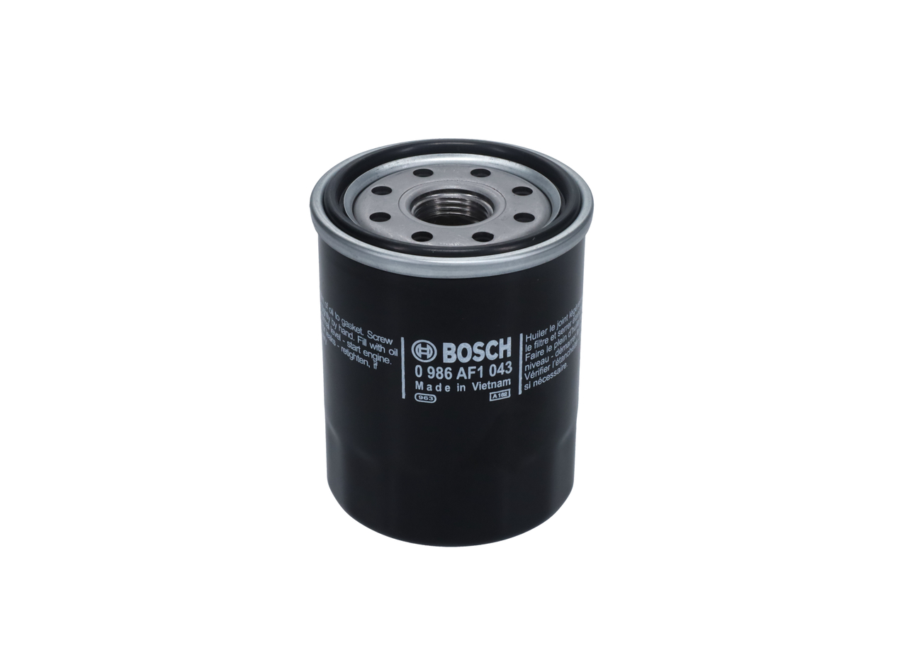 Oljefilter 0 986 AF1 043 BOSCH TOYOTA Wish MPV (_E1_) 2.0 VVTi (ANE10G, ANE11W) 2009 155 hk