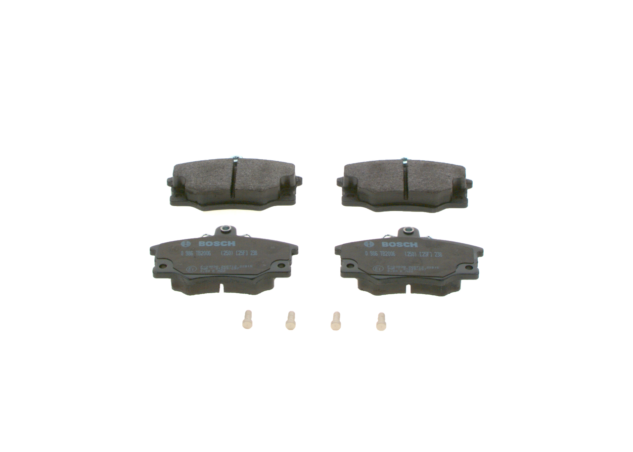 Número OEM 7 736 226 8 - Juego de pastillas de freno 0 986 TB2 006 FIAT, ALFA ROMEO, CHRYSLER, LANCIA, ABARTH