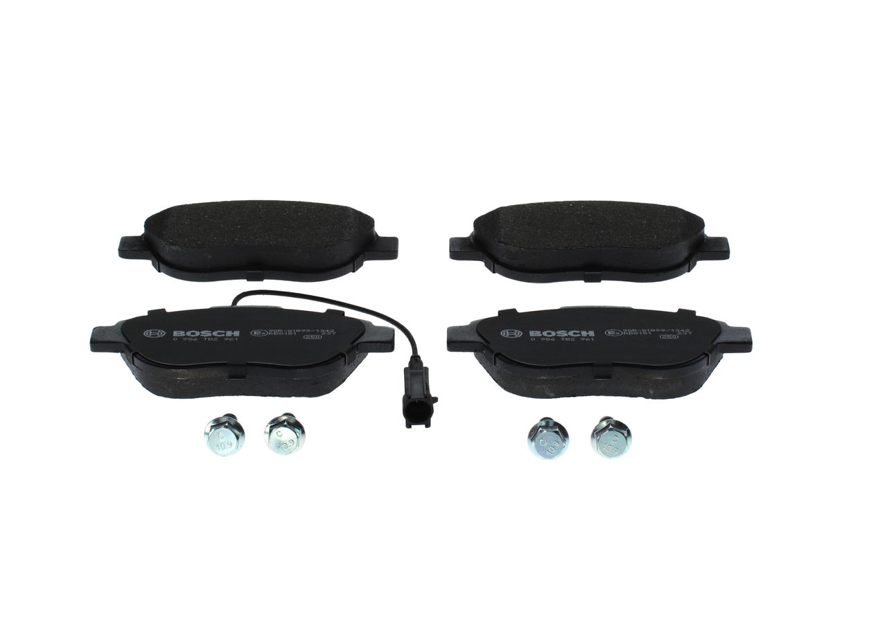 OEM-Nummer 95 515 027 - Bremsbeläge 0 986 TB2 961 OPEL, CITROËN, MAZDA, ALFA ROMEO, CHEVROLET