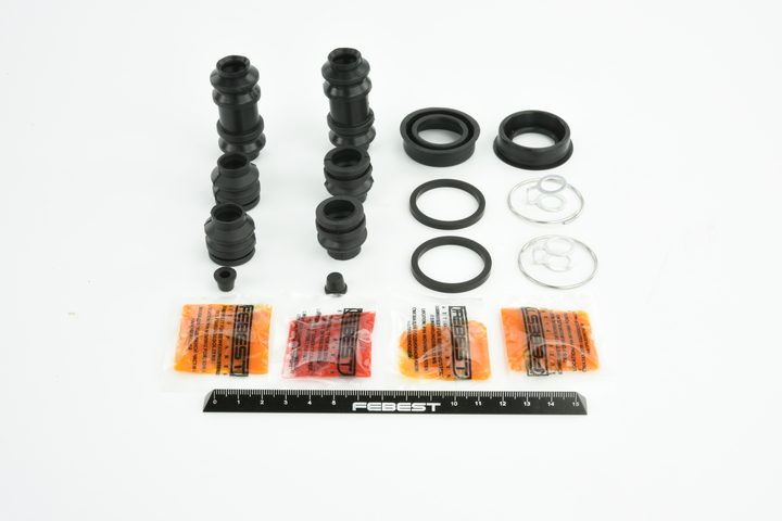 FEBEST 0175-NCP61R Brake caliper repair kit TOYOTA Yaris Hatchback (_P1_) 1.4 D-4D 75 hp Diesel 2001