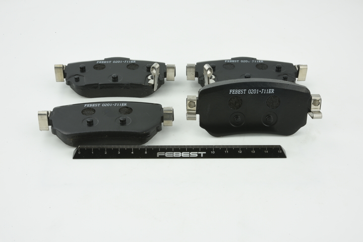 OEM nummer D4 06 04C A0A - Bremseklosser 0201-J11ER NISSAN, RENAULT, INFINITI
