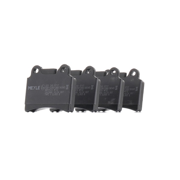 Numer OEM 7L6 698 451 B - Klocki hamulcowe 025 240 9717 AUDI, SKODA, SEAT