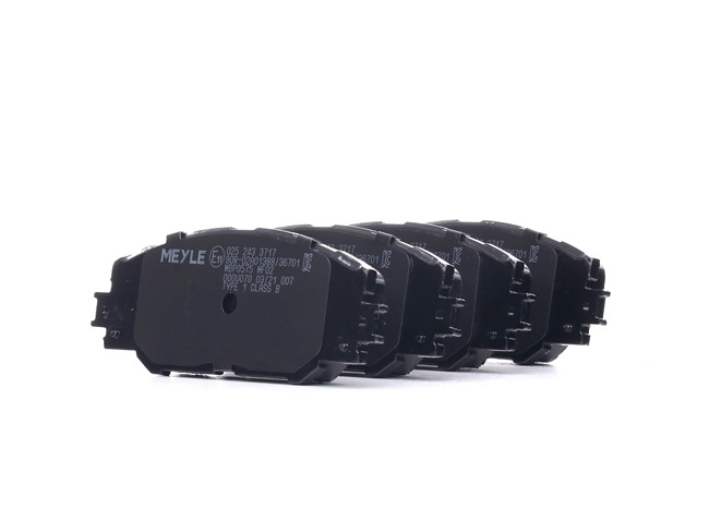 Número OEM 04465 02230 - Juego de pastillas de freno 025 243 3717 TOYOTA, LEXUS, SATURN, WIESMANN