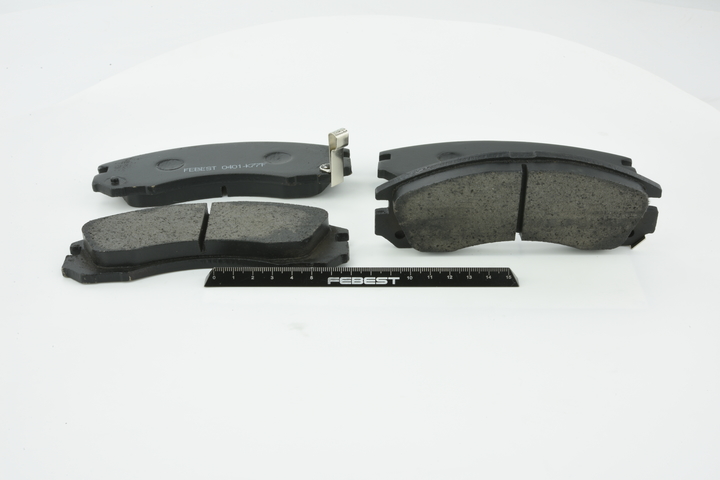 Juego de pastillas de freno 0401-K77F FEBEST MITSUBISHI Outlander II SUV (CW_W) 2.0 2011 160 cv
