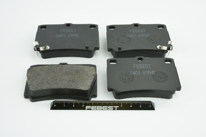 Kit pastiglie freni 0401-K99R FEBEST MITSUBISHI Pajero Sport I SUV (K70, K90) 3.0 4WD 2001 165 CV
