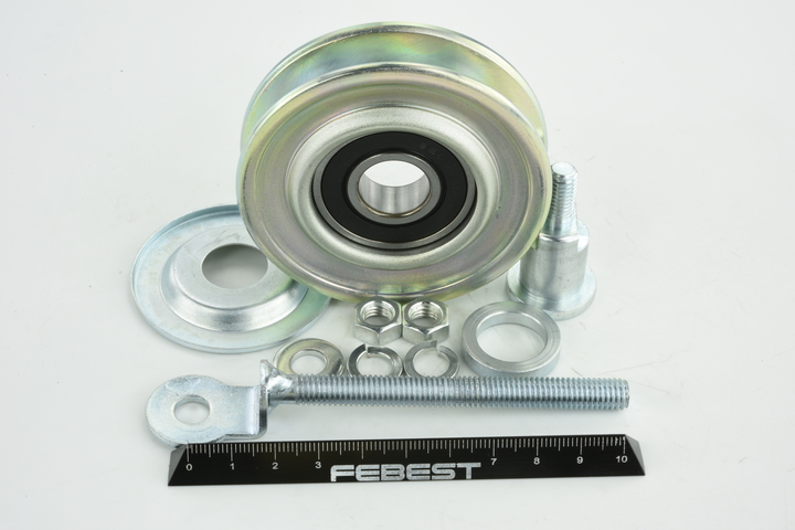 Spannrolle Keilrippenriemen 0487-P15W FEBEST MITSUBISHI L300 / Delica III Bus (P0_W, P1_W, P2_W) 2.5 TD (P05W) 1987 87 PS