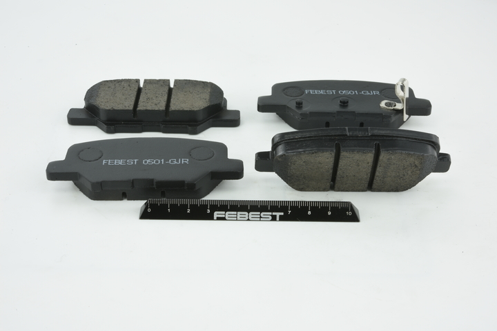 Número OEM 46 05B 916 - Juego de pastillas de freno 0501-GJR PEUGEOT, MITSUBISHI, MAZDA, CHRYSLER
