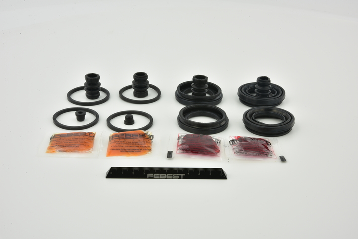 FEBEST 0575-BT50F Brake caliper repair kit MAZDA BT-50 (CD, UN) 2.5 MRZ-CD 143 hp Diesel 2010