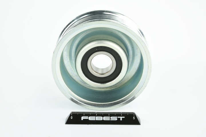 FEBEST 0587-MZ3 Tensioner pulley, v-ribbed belt MAZDA 3 (BL) 1.6 MZR 107 hp Petrol 2013