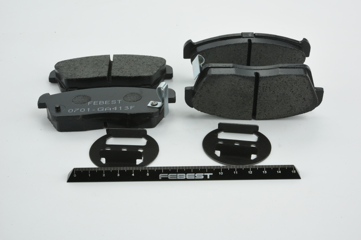 FEBEST 0701-GA413F Brake pads SUZUKI IGNIS (MF) 1.2 82 hp Petrol 2020