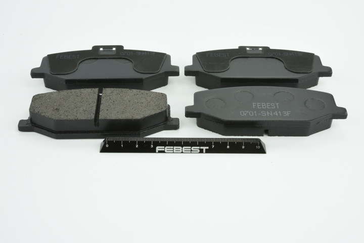FEBEST 0701-SN413F Brake pads SUZUKI Samurai Off-Road (SJ_) 1.3 86 hp Petrol 1995