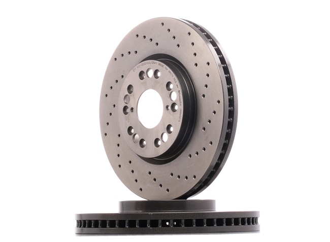 BREMBO | Bremseskiver belagt, perforert / ventilert 09.8402.1X TOYOTA Altezza (_E1_) 2003 billige på nett
