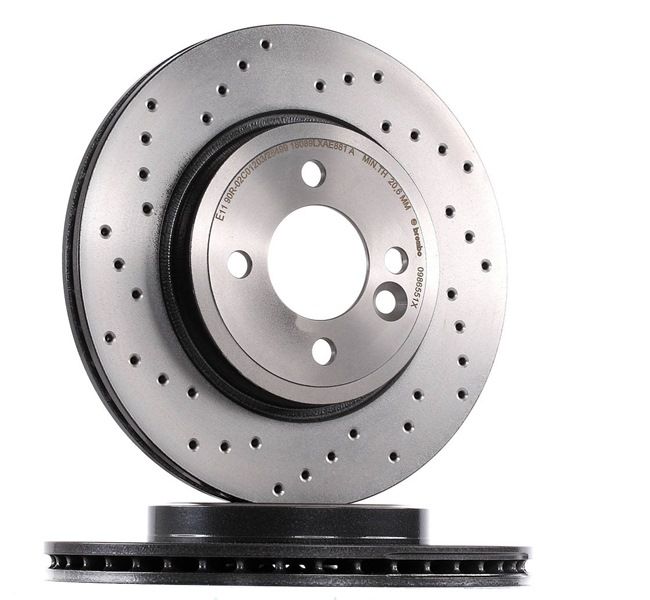 BREMBO | Disco freno rivestito, ad alto tenore di carbonio, perforato/ventilazione interna 09.8655.1X MINI Hatchback (R50, R53) 2006 economici online
