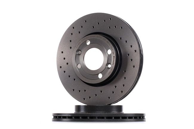 BREMBO | Dischi Freno rivestito, ad alto tenore di carbonio, con bulloni/viti, perforato/ventilazione interna 09.9078.1X NISSAN Note I (E11, NE11) 2006 economici online