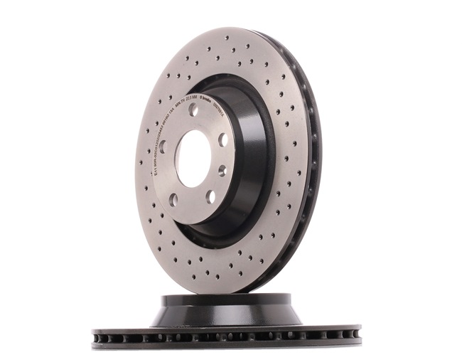Número OEM 8J0 615 601 A - Disco de freno 09.9768.1X SEAT, AUDI, SKODA, CHEVROLET