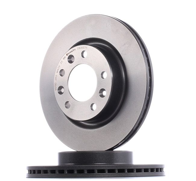 OEM-nummer 16 107 046 80 - Remschijf 09.C657.11 OPEL, PEUGEOT, CITROËN, DS