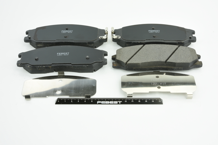 Número OEM 481 300 91 A0 - Juego de pastillas de freno 1201-H1F OPEL, HYUNDAI, KIA, SSANGYONG