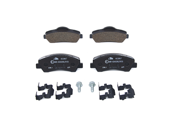Pastilhas de travão 13.0460-3867.2 ATE CITROËN C-Elysée Sedan 1.2 PureTech (DDHMRP) 2023 83 cv