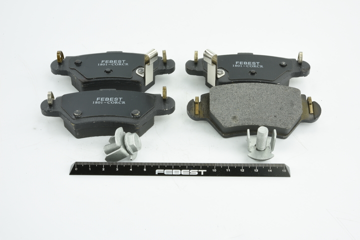 Kit pastiglie freni 1801-CORCR FEBEST OPEL Corsa C Hatchback (X01) 1.6 (F08, F68) 2004 92 CV