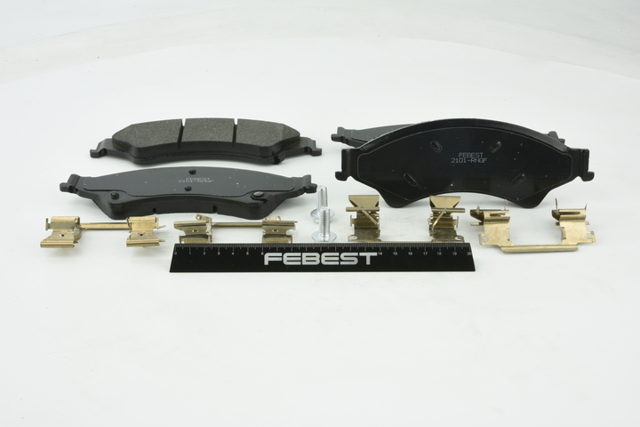 Juego de pastillas de freno 2101-RNGF FEBEST MAZDA BT-50 Pick-up (B22, B32, UP, UR) 2.5 MZI 4WD 2025 163 cv