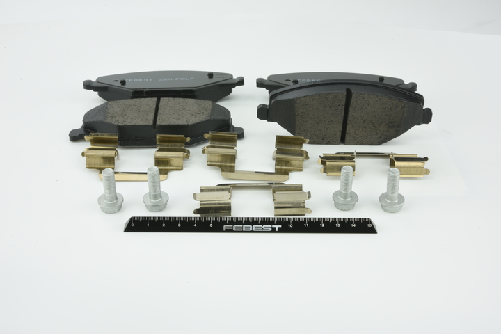 Número OEM 6RU 698 151 B - Juego de pastillas de freno 2301-POLF SEAT, AUDI, SKODA