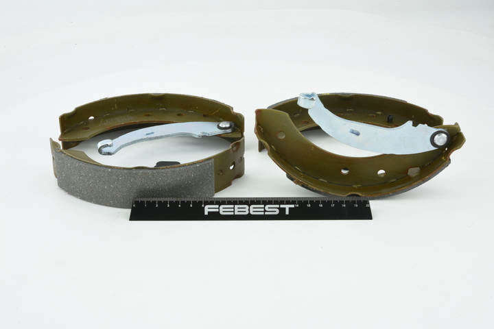 Juego de zapatas de frenos 2402-LOGR FEBEST PEUGEOT 306 Hatchback 1.8 16V 1999 114 cv