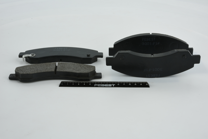 Número OEM 8-90403-17 - Juego de pastillas de freno 3001-F1F OPEL, MITSUBISHI, CHEVROLET, ISUZU, GMC