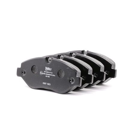 Bremsbeläge 301882 VALEO 0084205020 FIRST, ohne integrierten Verschleißsensor, Vorderachse, ohne Anti-Quietsch-Blech