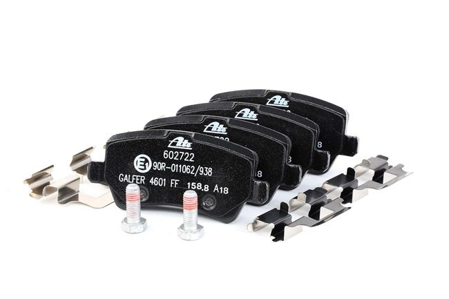 ATE | Pastillas no preparado para indicador de desgaste, excl. contacto de avisador de desgaste, con tornillos pinza freno, con accesorios 13.0460-2722.2 VOLVO S60 II (Y20, 134) 2015 baratos online