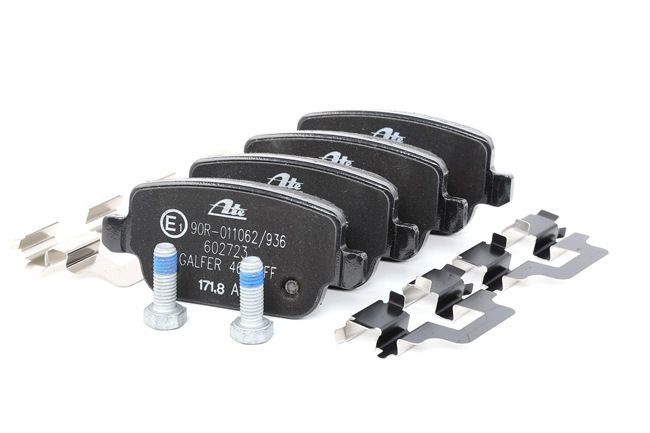 ATE | Pastiglie Freno non predisposto per visualizzazione avviso usura, senza contatto segnalazione usura, con bulloni pinza freno, con accessori 13.0460-2723.2 FORD Mondeo Mk4 Hatchback (BA7) 2013 economici online
