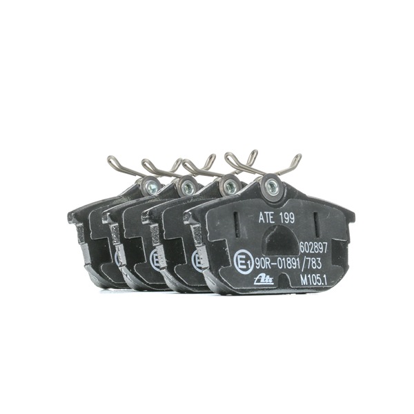ATE | Pastiglie freno con segnalatore acustico usura, con bulloni pinza freno 13.0460-2897.2 MITSUBISHI Colt VI (Z30) 2008 economici online