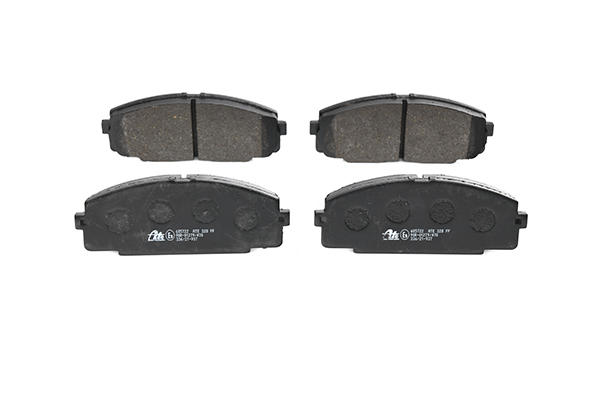 Pastilhas de travão 13.0460-5722.2 ATE TOYOTA Dyna Camião de plataforma / Chassis (U400-U700, Y200-Y300) 2.5 D4d (KDY230, KDY250) 2015 102 cv