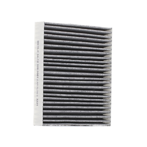 MEYLE | Pollenfilter Karbonfilter, Filterinnsats, med luktabsorberende virkning, ORIGINAL Quality 34-12 320 0001 SUBARU Impreza III Hatchback (GR, GH, G3) 2008 billige på nett