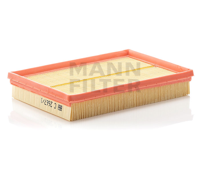Luftfiltereinsatz C 2667/1 MANN-FILTER FORD Fiesta Mk4 Schrägheck (JAS, JBS) 1.4 i 16V 2002 90 PS