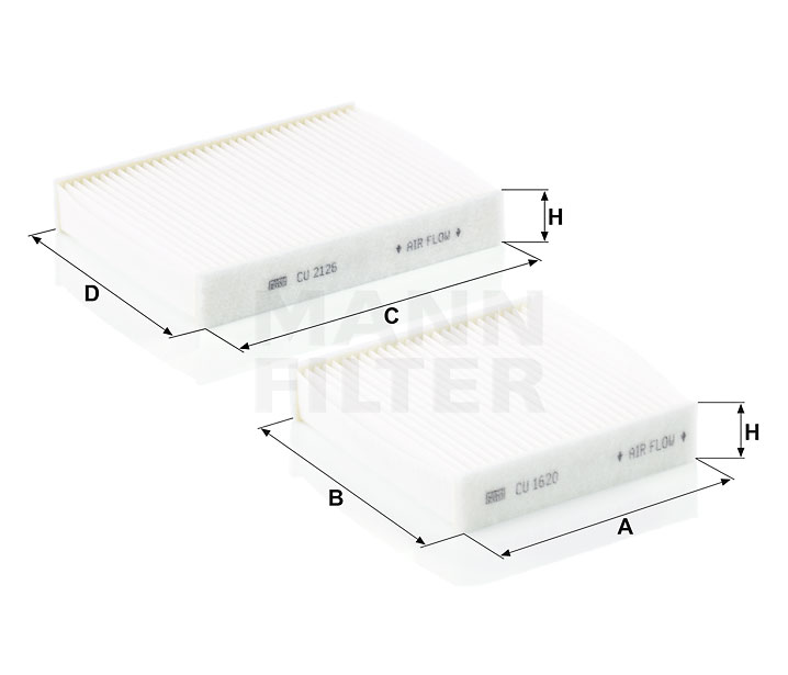 MANN-FILTER | Pollenfilter Partikelfilter CU 21 000-2 CITROËN DS3 Hatchback 2013 billig online
