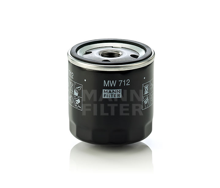 Número OEM 11 42 1 460 845 - Filtro de aceite MW 712 BMW