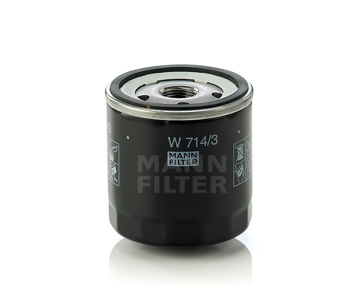 Filter für Öl W 714/3 MANN-FILTER FIAT Uno Schrägheck (146) 1.3 Turbo i.e. 1989 101 PS
