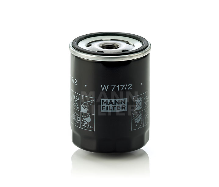 MANN-FILTER | Ölfilter Anschraubfilter, mit zwei Rücklaufsperrventilen W 717/2 FIAT 124 Sport Spider (124) 1971 günstig online