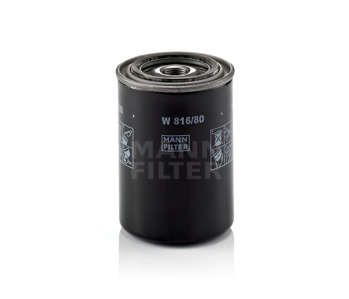 Número OEM MD 013661 - Filtro de aceite W 816/80 KIA, MITSUBISHI, CHRYSLER, DAIHATSU