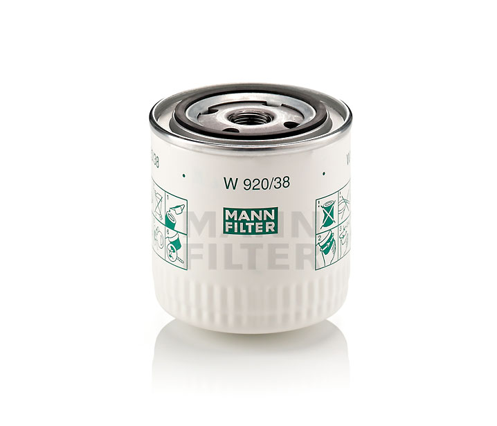 Motorölfilter W 920/38 MANN-FILTER VOLVO S40 I (VS, 644) 1.9 TD 1999 90 PS