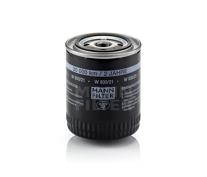 MANN-FILTER | Motorölfilter Anschraubfilter, mit einem Rücklaufsperrventil W 930/21 AUDI A8 D3 (4E2, 4E8) 2007 günstig online