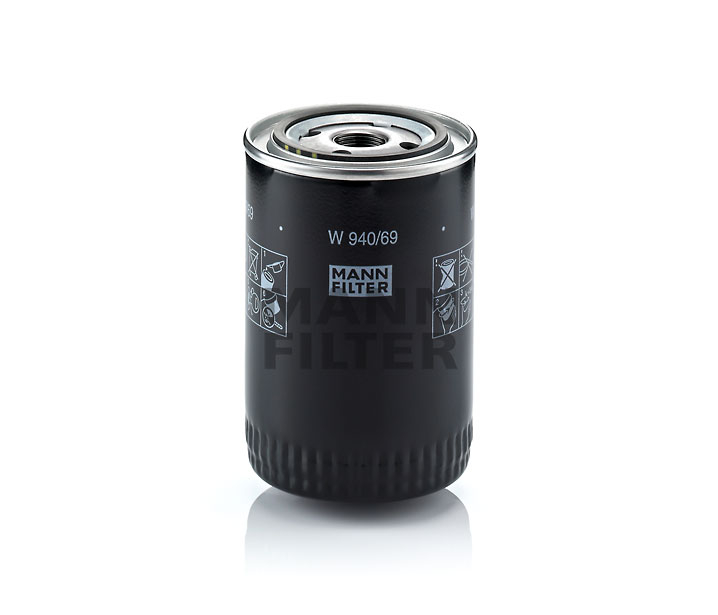 Oliefilters W 940/69 MANN-FILTER IVECO Daily IV Flatbed Vrachtwagen / Chassis 3.0 35C17, 35C17 /P, 35S17, 35S17 /P, 35S17 D 2007 170 Pk