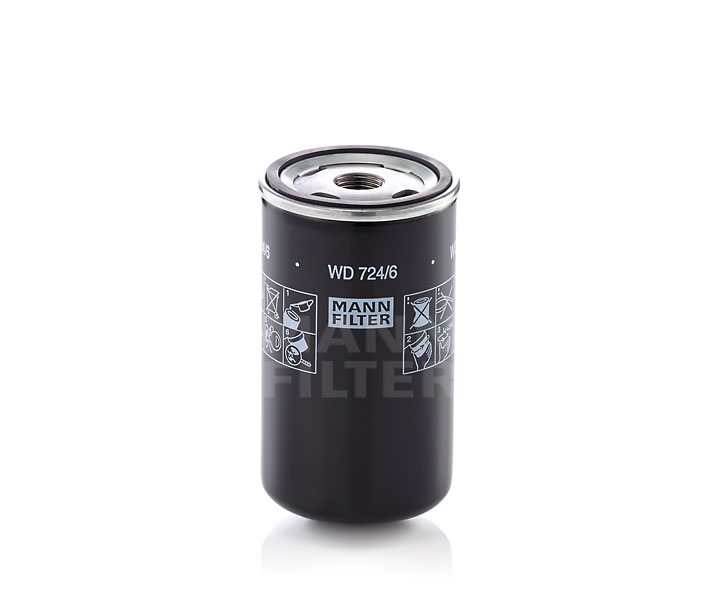 Filter, operating hydraulics WD 724/6 MANN-FILTER