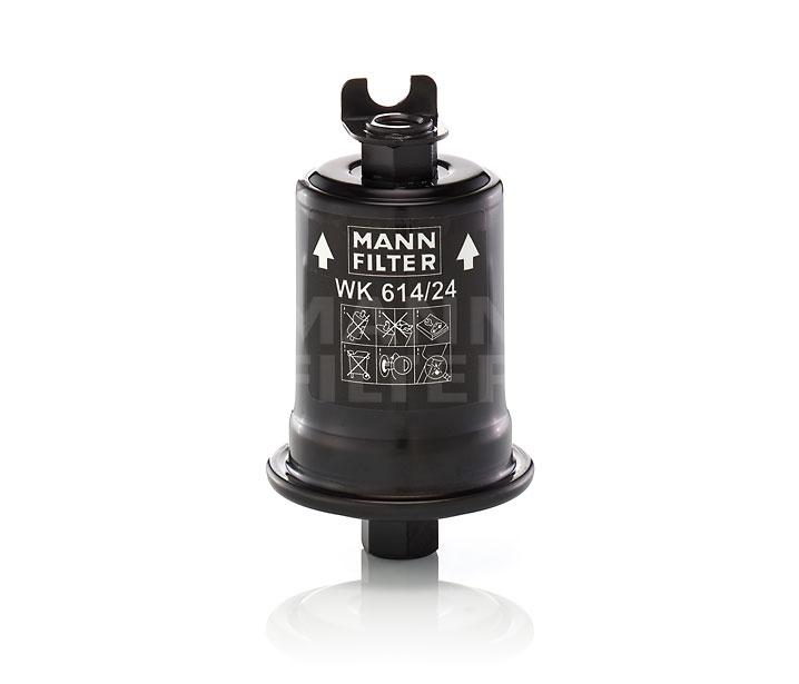 MANN-FILTER WK 614/24 x Spritfilter MITSUBISHI Galant VII Limousine (E50)