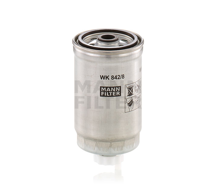 OEM-nummer 1906 C7 - Brandstoffilter WK 842/8 VW, PEUGEOT, CITROËN, DS