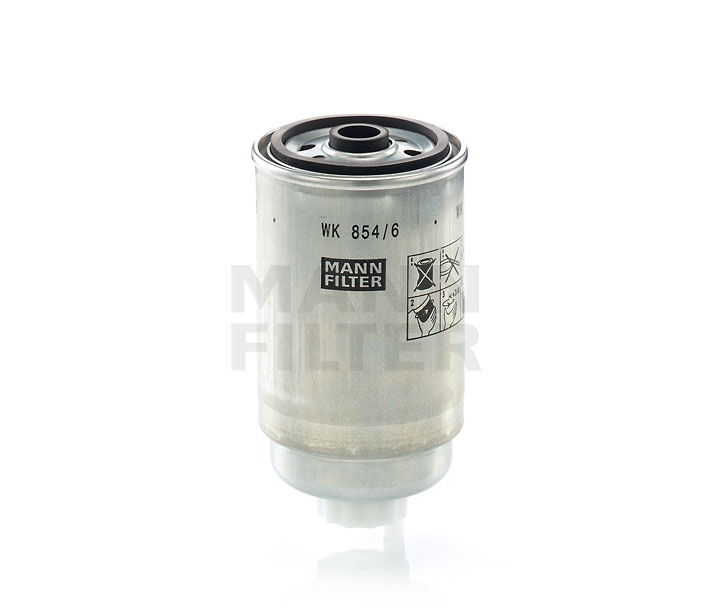 MANN-FILTER WK 854/6 Fuel filter ALFA ROMEO 156 (932) 1.9 JTD 115 hp Diesel 2005